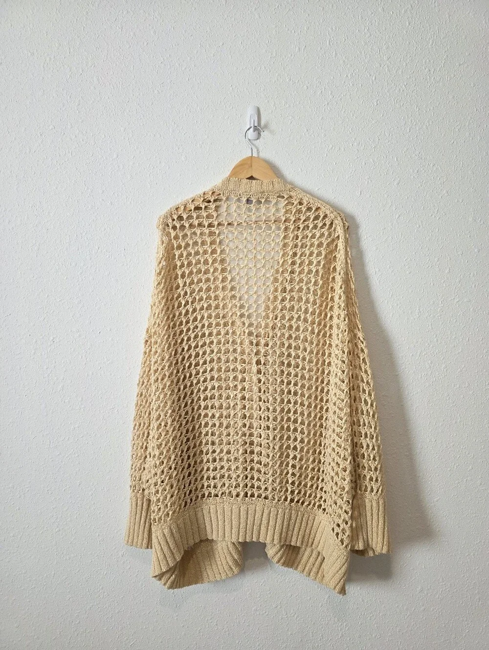 J.Crew Open Knit Cotton Blend Cardigan 3X